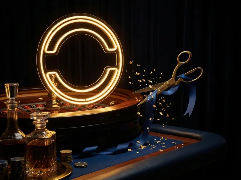 Cinta inaugural sobre el borde de una ruleta: un casino recién abierto compensa la falta de historial con el bono de salida